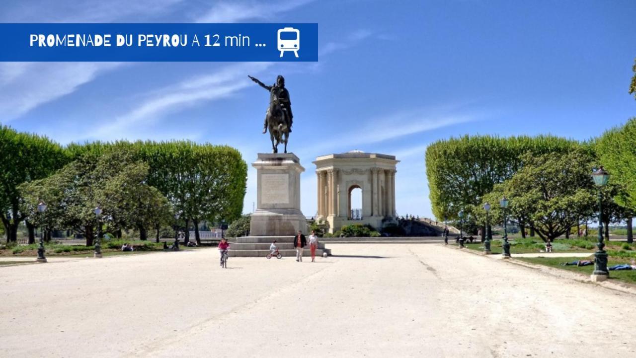 Un court séjour, 4 min de la gare Saint Roch, Wifi Montpellier Esterno foto