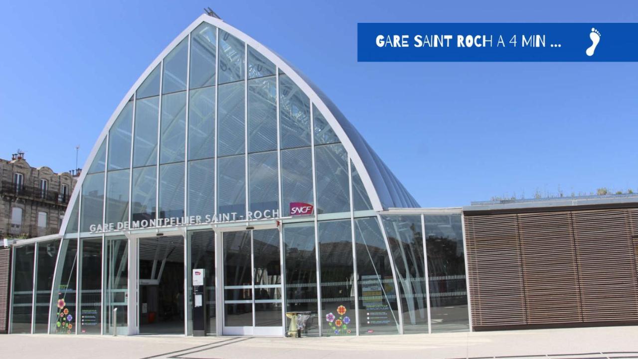 Un court séjour, 4 min de la gare Saint Roch, Wifi Montpellier Esterno foto